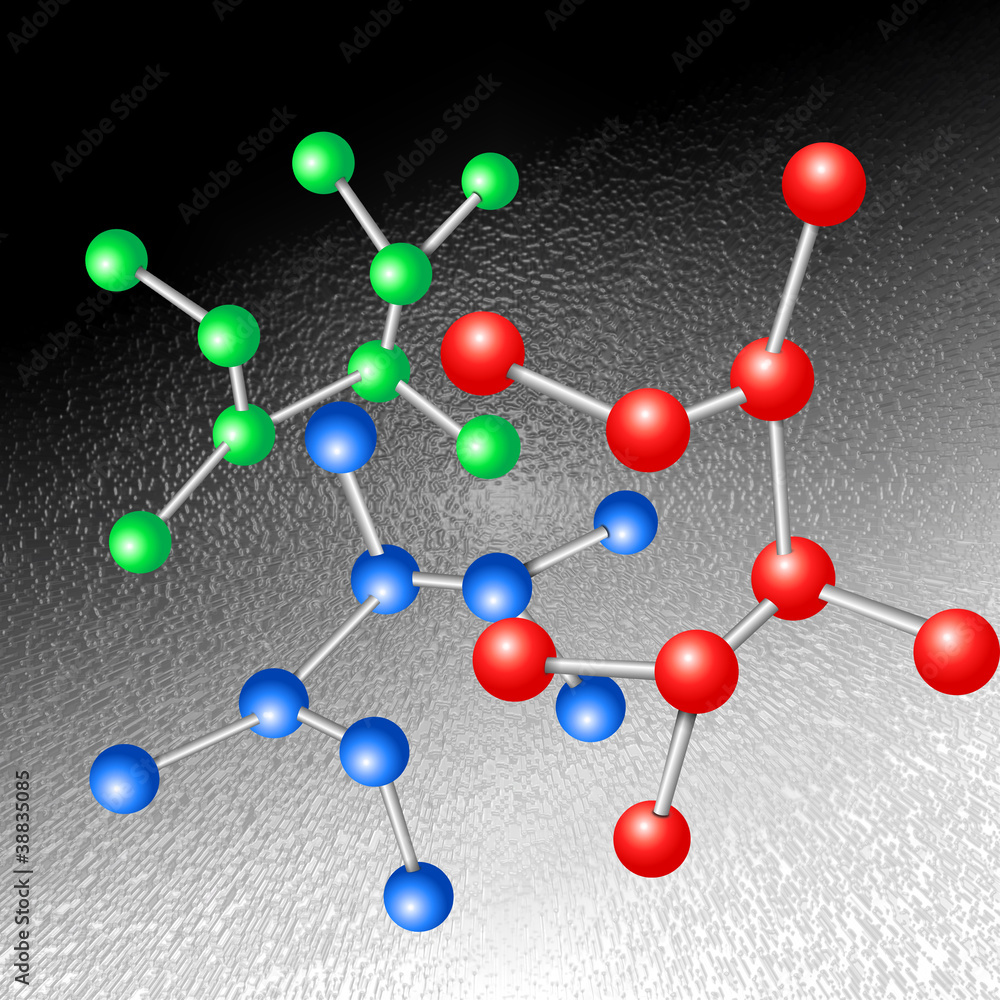 Obraz premium Molecular concept.