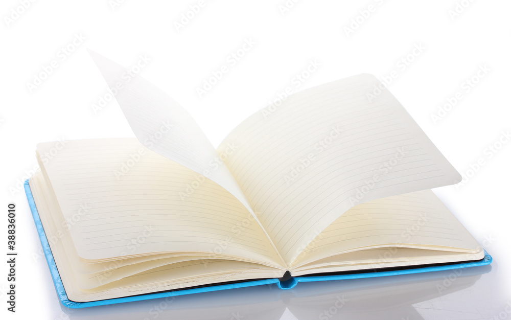 beautiful notebook isolated on white beautiful notebook isolated on white