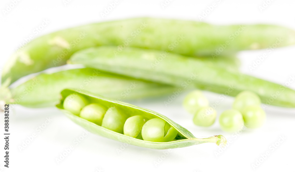 pods of green peas pods of green peas