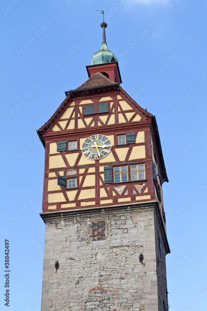 Historischer Turm in Schwäbisch Hall, Deutschland