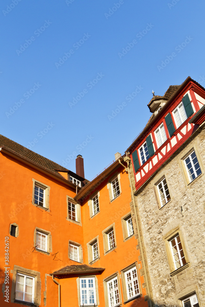 Historische Wohnhäuser in Schwäbisch Hall, Deutschland