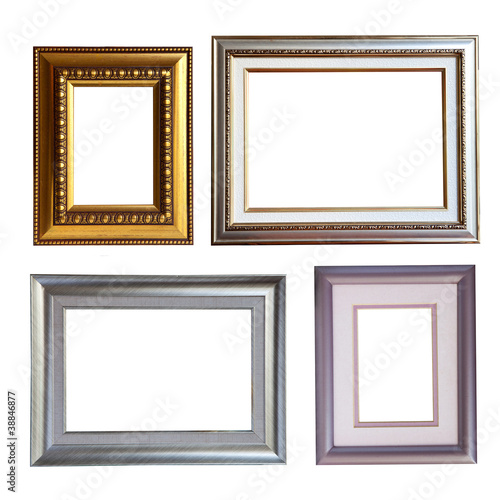 Four type of isolate metalic frame