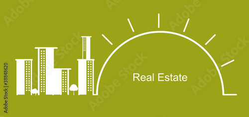 real estate banner vector
