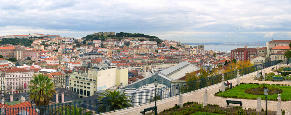 Panorama Lissabon, Portugal