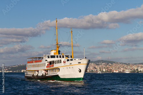 A ferry from Bosphorus, Istanbul photo