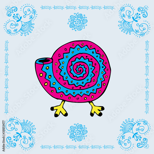 Love Sea Shell Decorative Card