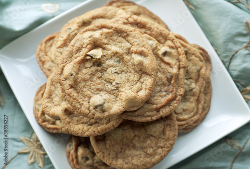 Schilderij op canvas Chocolate Chip Cookies