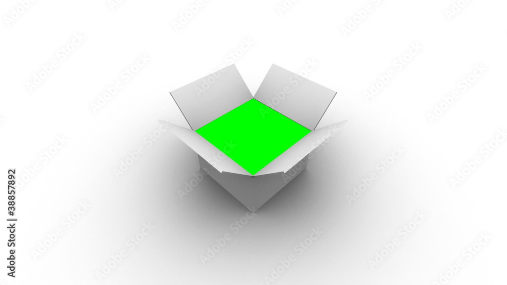 Box Opening and Fly Into (Chroma Key) Box Opening and Fly Into (Chroma Key)