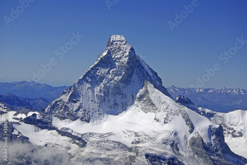 Luftaufnahme - Matterhorn-Nordwand