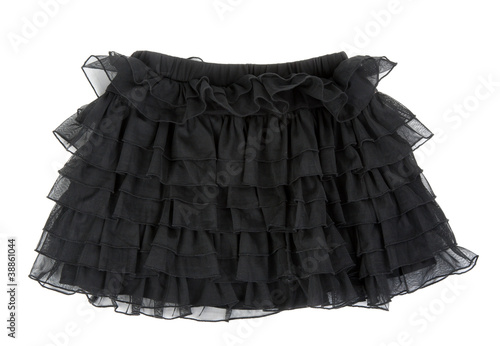Bilde på lerret Black laced skirt