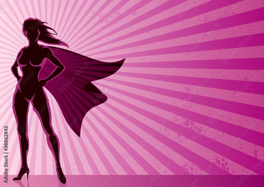 Super Heroine Background