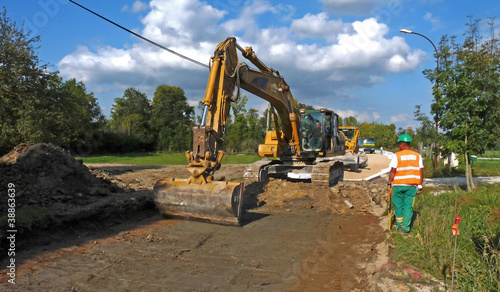 Travaux route photo