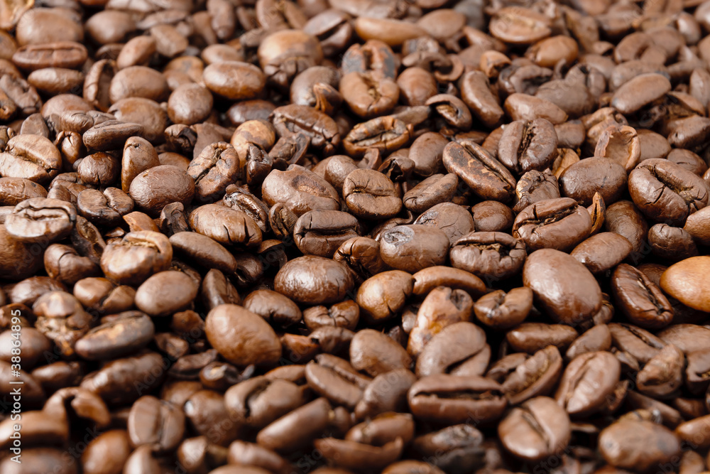 Fototapeta premium chicchi di caffè - sfondo