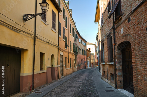 Alleyway. Ferrara. Emilia-Romagna. Italy. © Mi.Ti.