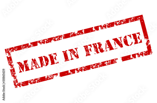 Grunge Made in France Stamp