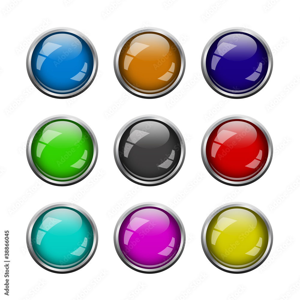 buttons for web design over white buttons for web design over white