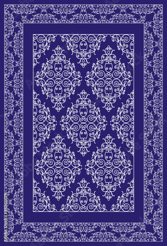 Blaudruck Tischdecke