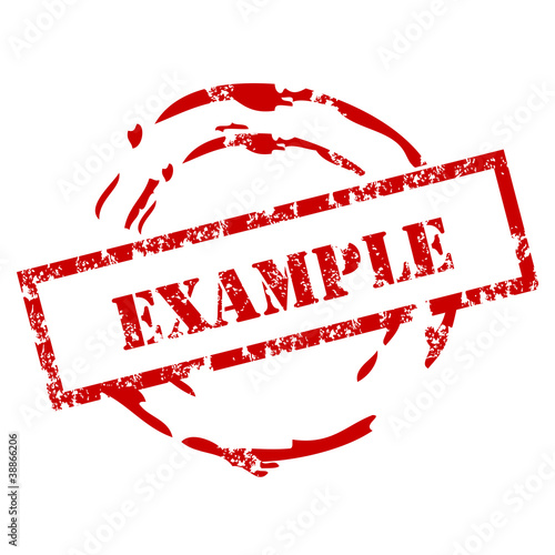 Example grunge stamp