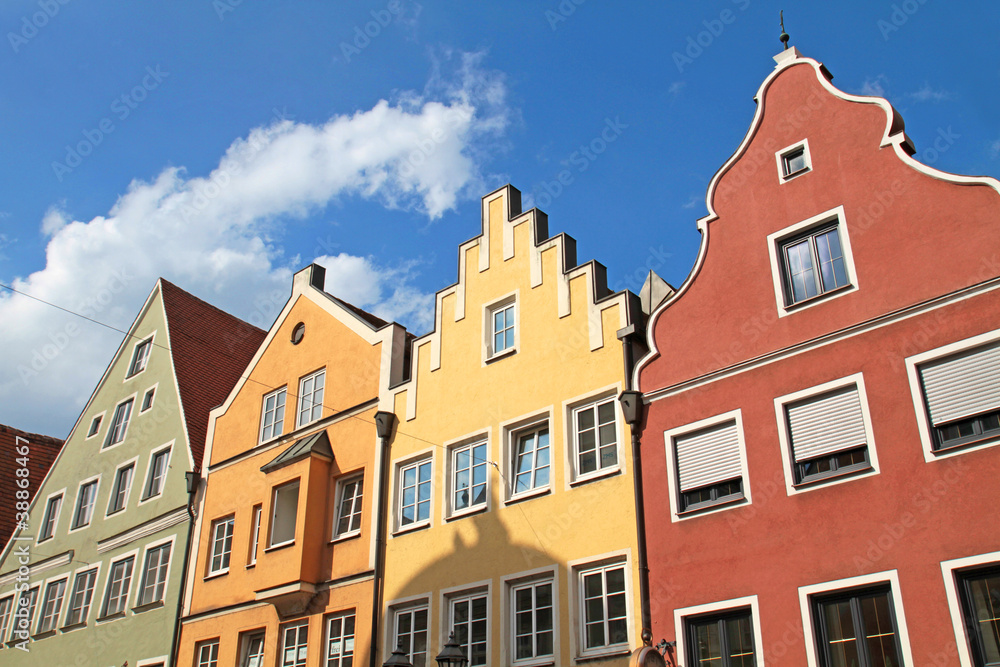 Fototapeta premium Bunte Giebelhäuser