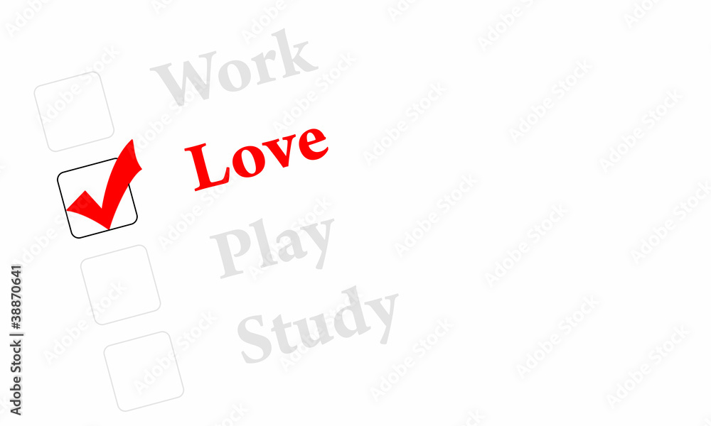Love checkbox Love checkbox