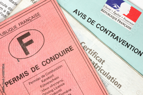 Avis de contravention avec permis