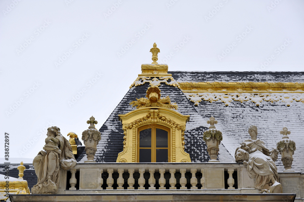 Obraz premium Versailles sous la neige