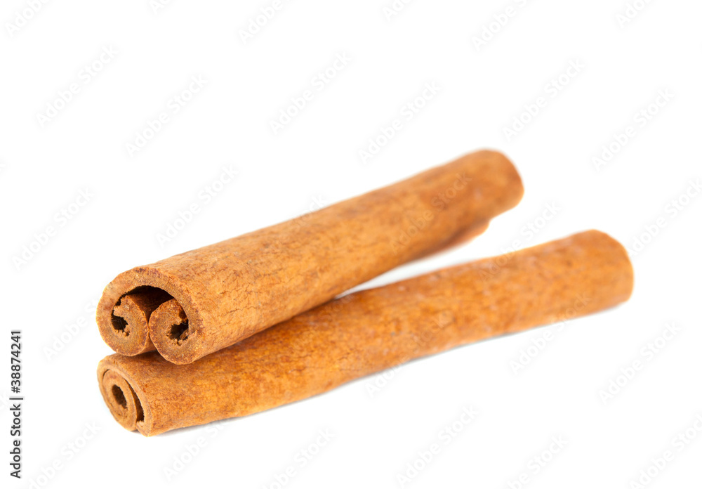 Cinnamon sticks isolated Cinnamon sticks isolated