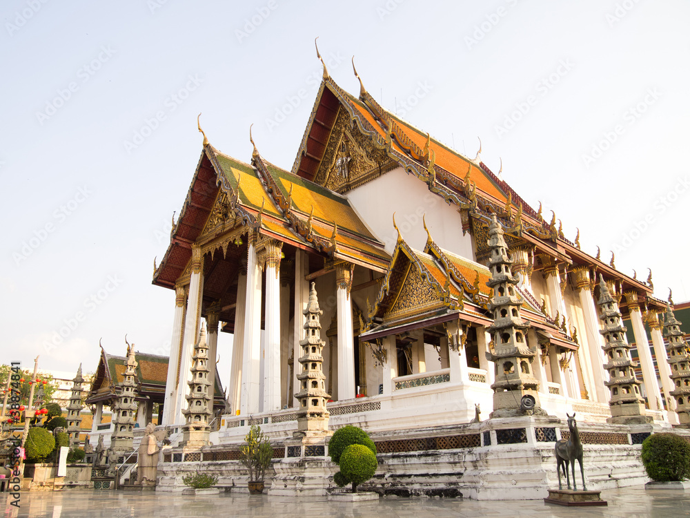 Wat Sutat Temple in bangkok ,Thailand