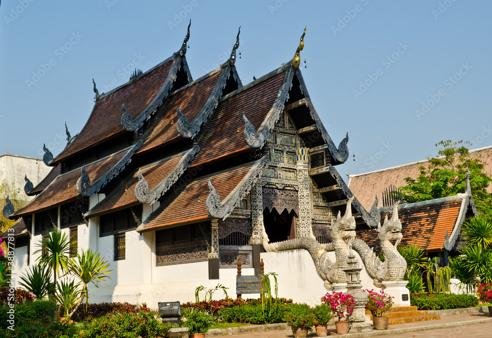 Building in Chediluang varaviharn Temple at Chiangmai,Thailand Building in Chediluang varaviharn Temple at Chiangmai,Thailand
