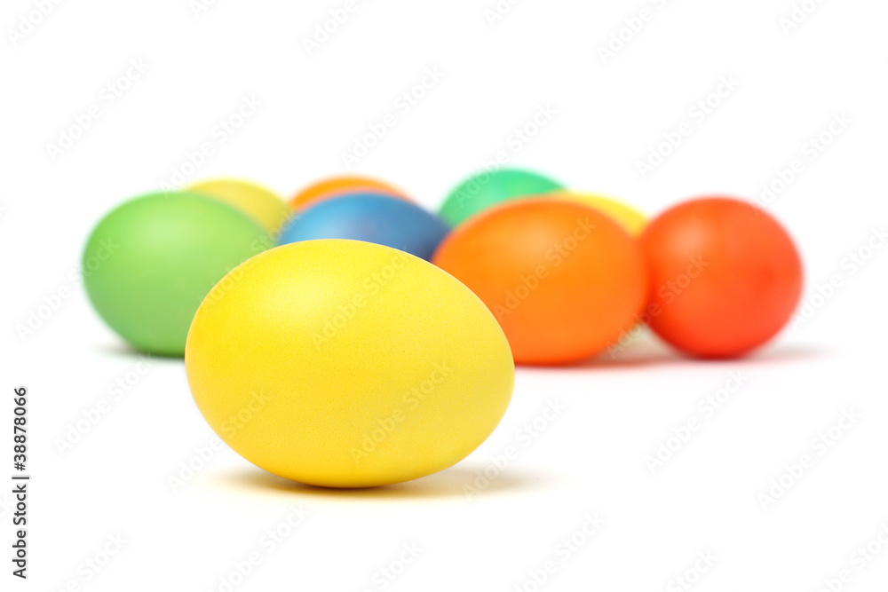 Colorful Easter eggs