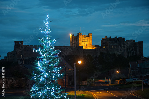 Bamburgh Castle, Northumberland, from the West