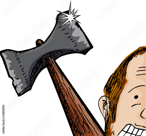 Axe Over Man