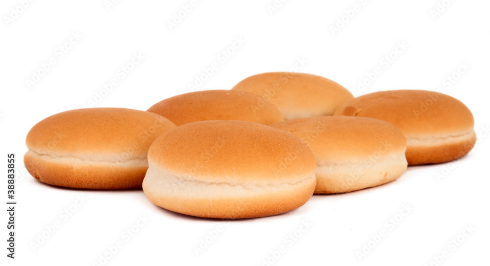 hamburger buns isolated hamburger buns isolated