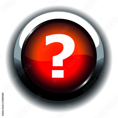 bouton interrogation rouge