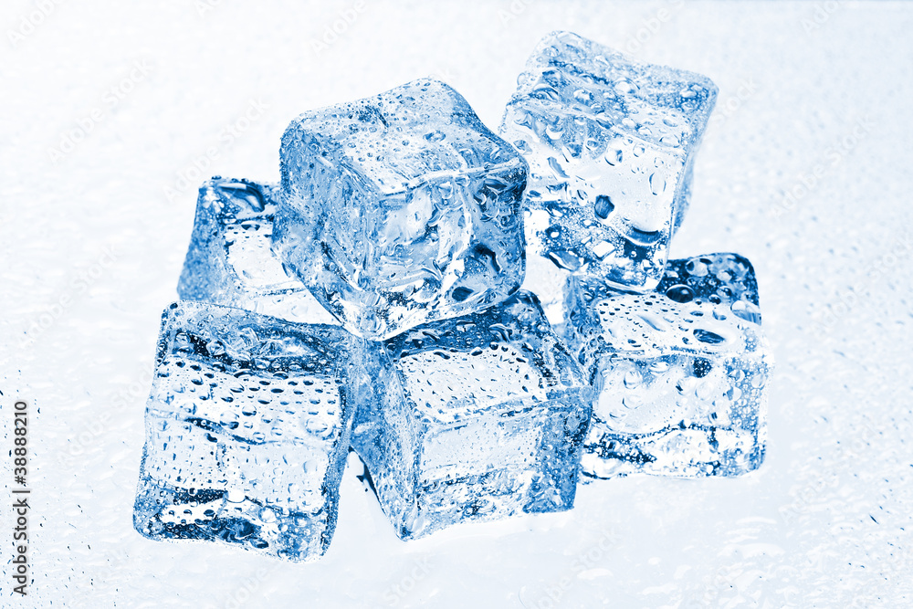 pile of many ice cubes pile of many ice cubes