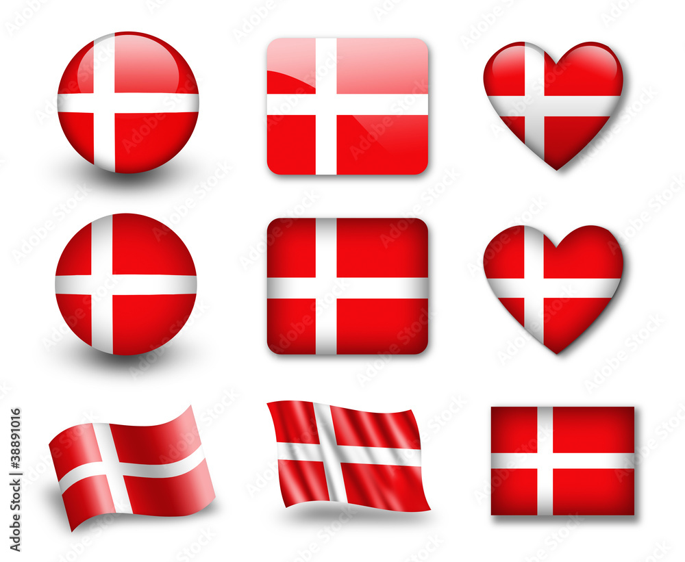 Obraz premium The Danish flag