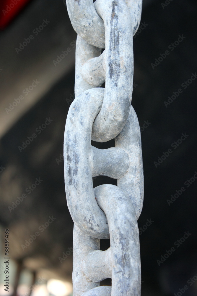 Naklejka premium ships chain links