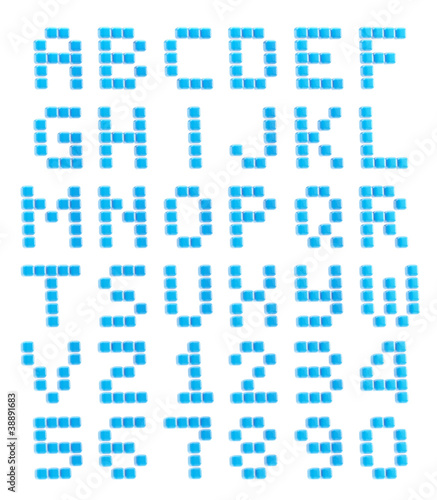 A-Z alphabet and numbers ma...