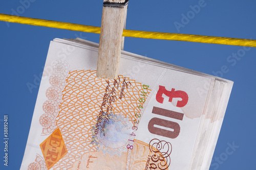 Money Laundering Concept