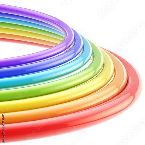 Abstract background: rainbo...