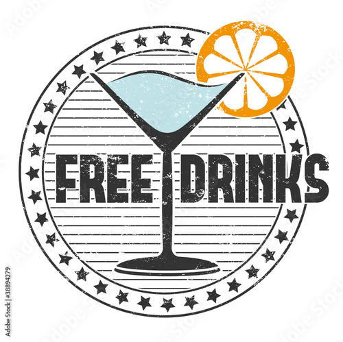 Free drinks stamp