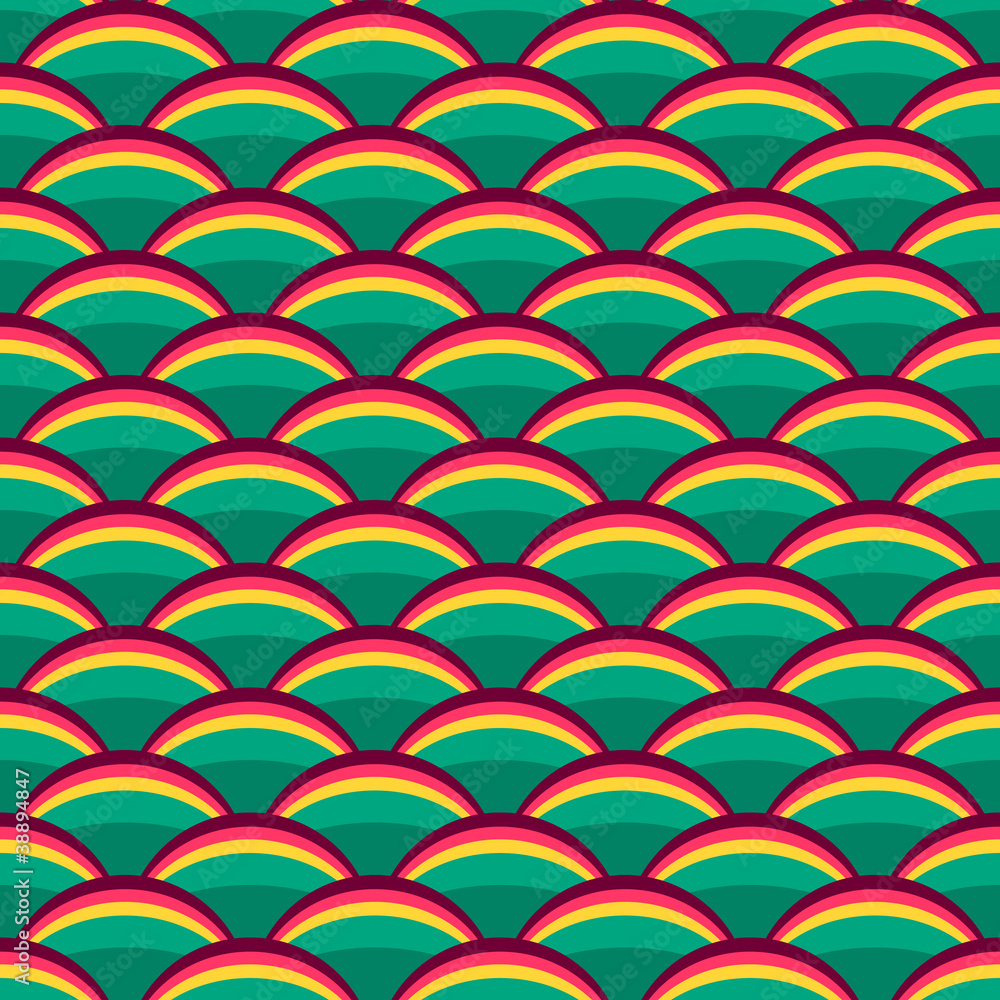 Scales Seamles Pattern Scales Seamles Pattern