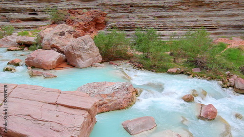 beautiful desert river