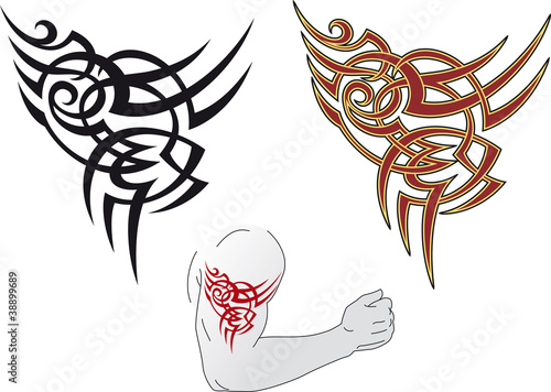 Maori tattoo design