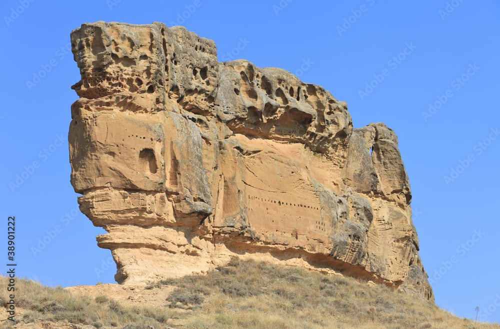 Piedra del Mediodia, spectacular rock formation, Piraces
