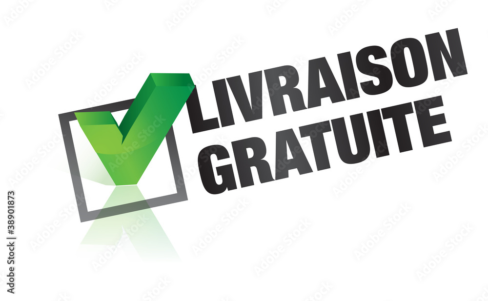 Livraison gratuite stock illustration. Illustration of concept - 147819371
