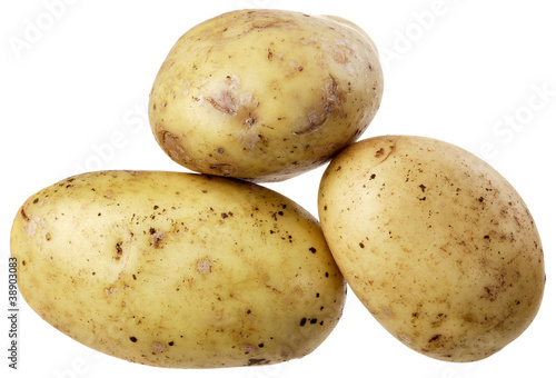 A group of three potatoes