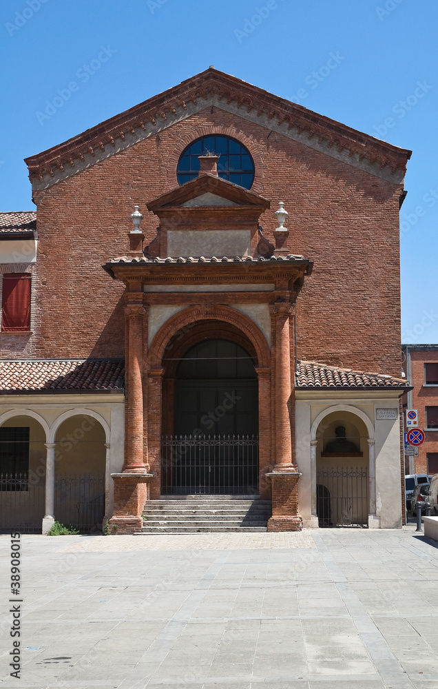 Oratory of St. Anna. Ferrara. Emilia-Romagna. Italy. Oratory of St. Anna. Ferrara. Emilia-Romagna. Italy.