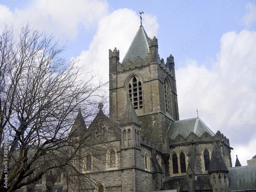 Christ Church Anglican Cathedral in Dublin City Ireland Christ Church Anglican Cathedral in Dublin City Ireland