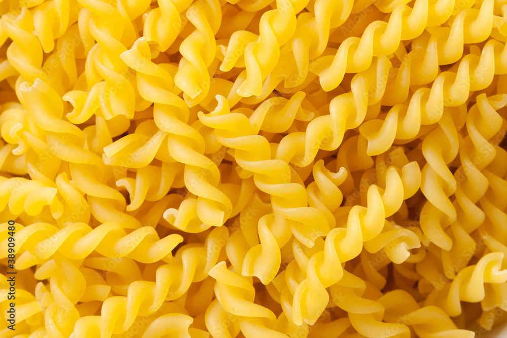Raw yellow macaroni Raw yellow macaroni